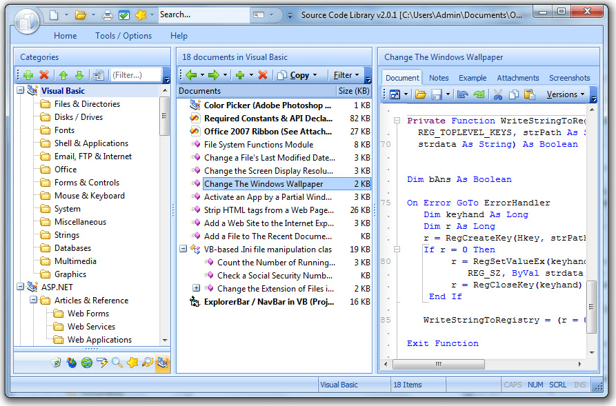 Source Code Library Development Tools Software for PC