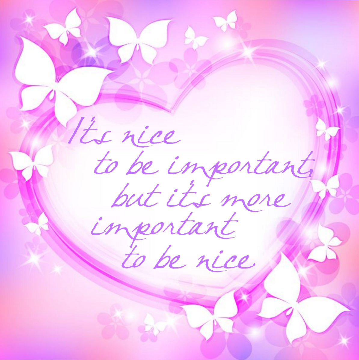 "It's Nice" Word Art Freebie