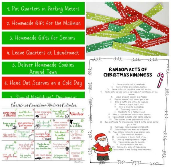 20+ Acts of Kindness Advent Calendars and Christmas Countdowns {Free