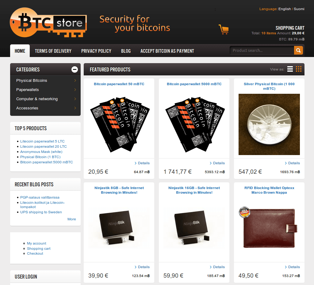 BTC Store Reviews Bitcoin Merchant