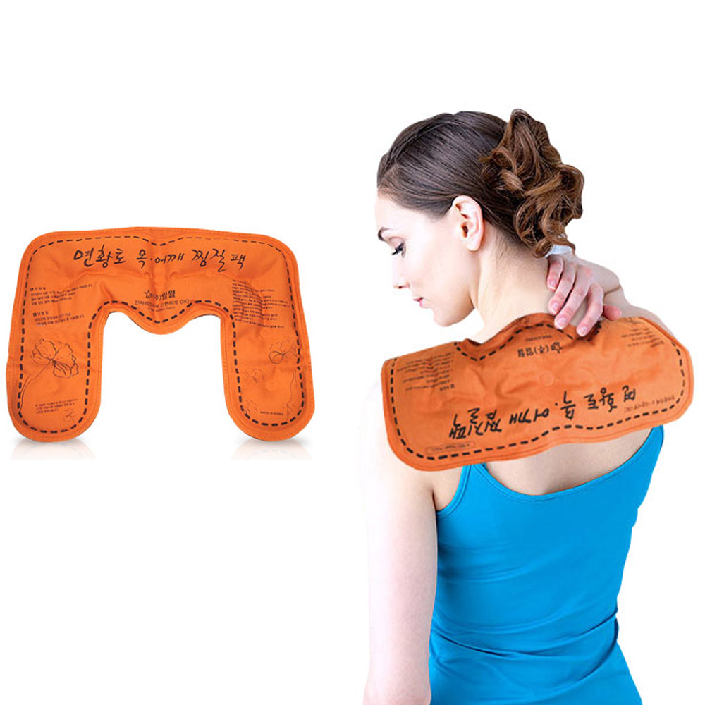 Ilwel Red Clay Relief Deep Cold Heat Pack Cool Hot Pad for Relief Neck