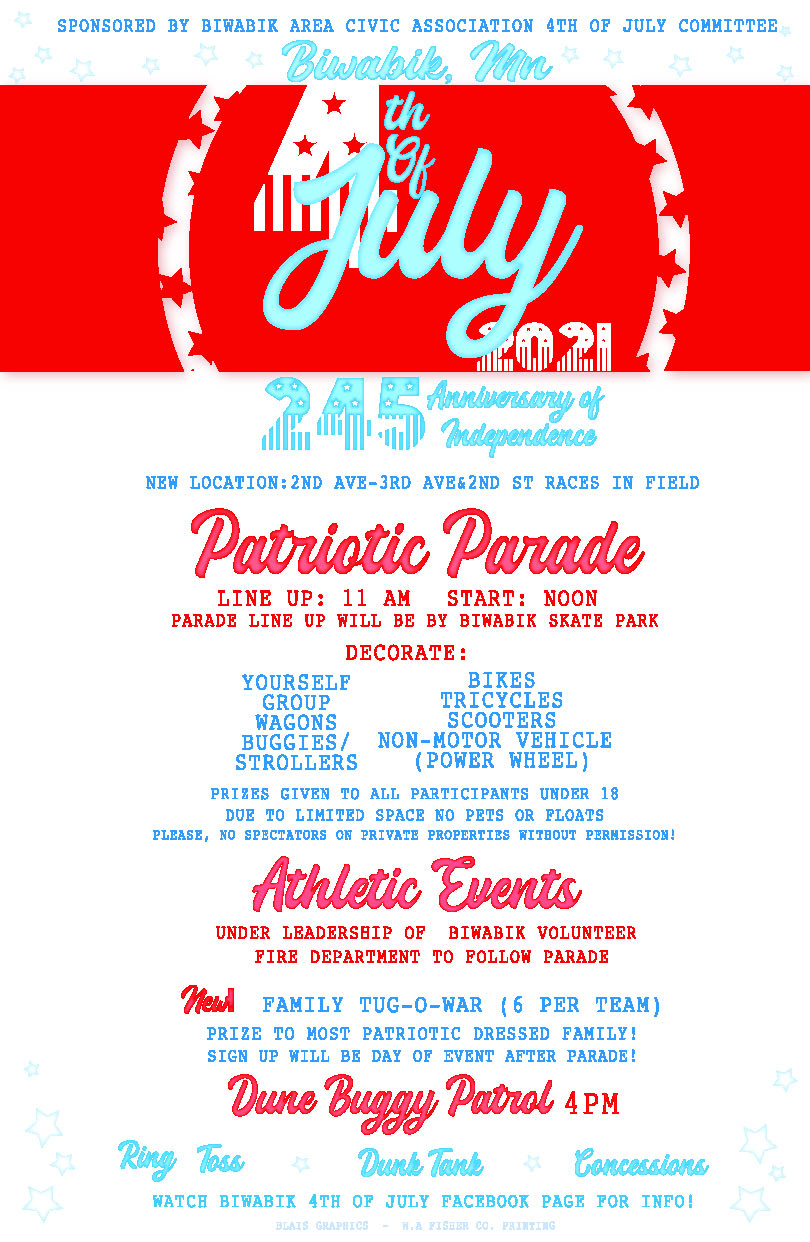 Fourth of July & Calithumpian Biwabik Area Civic Association