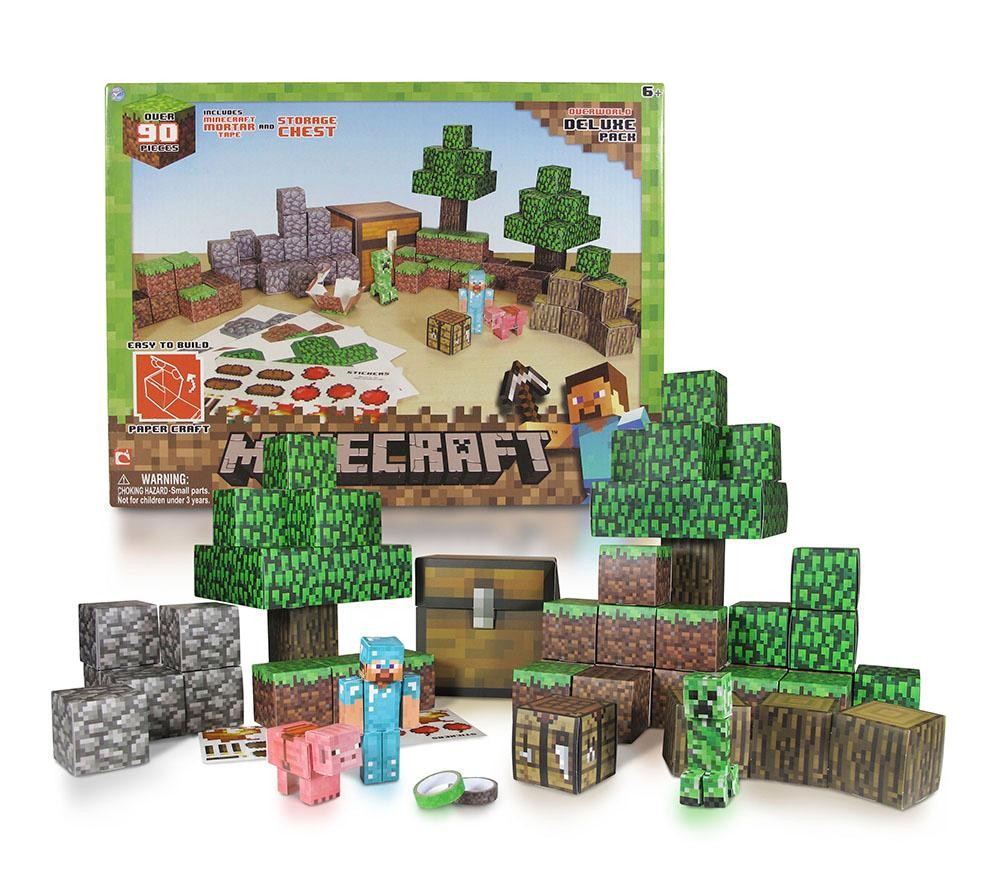 Printable Minecraft Overworld Papercraft Printable Papercrafts