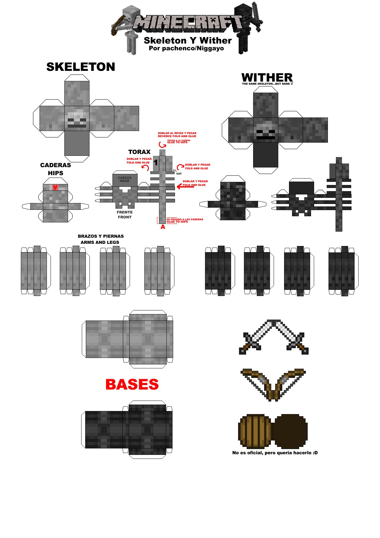 Printable Minecraft Papercraft Cat Printable Papercrafts Printable