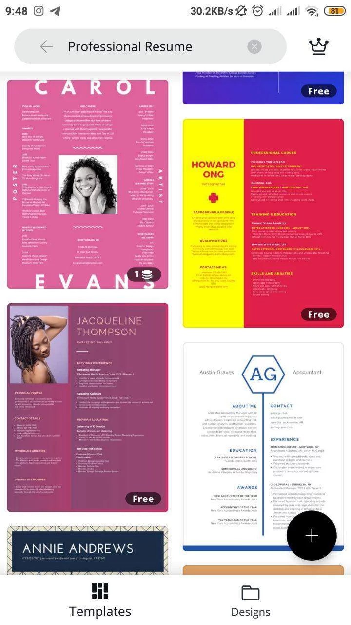 Cara Bikin Cv Di Canva