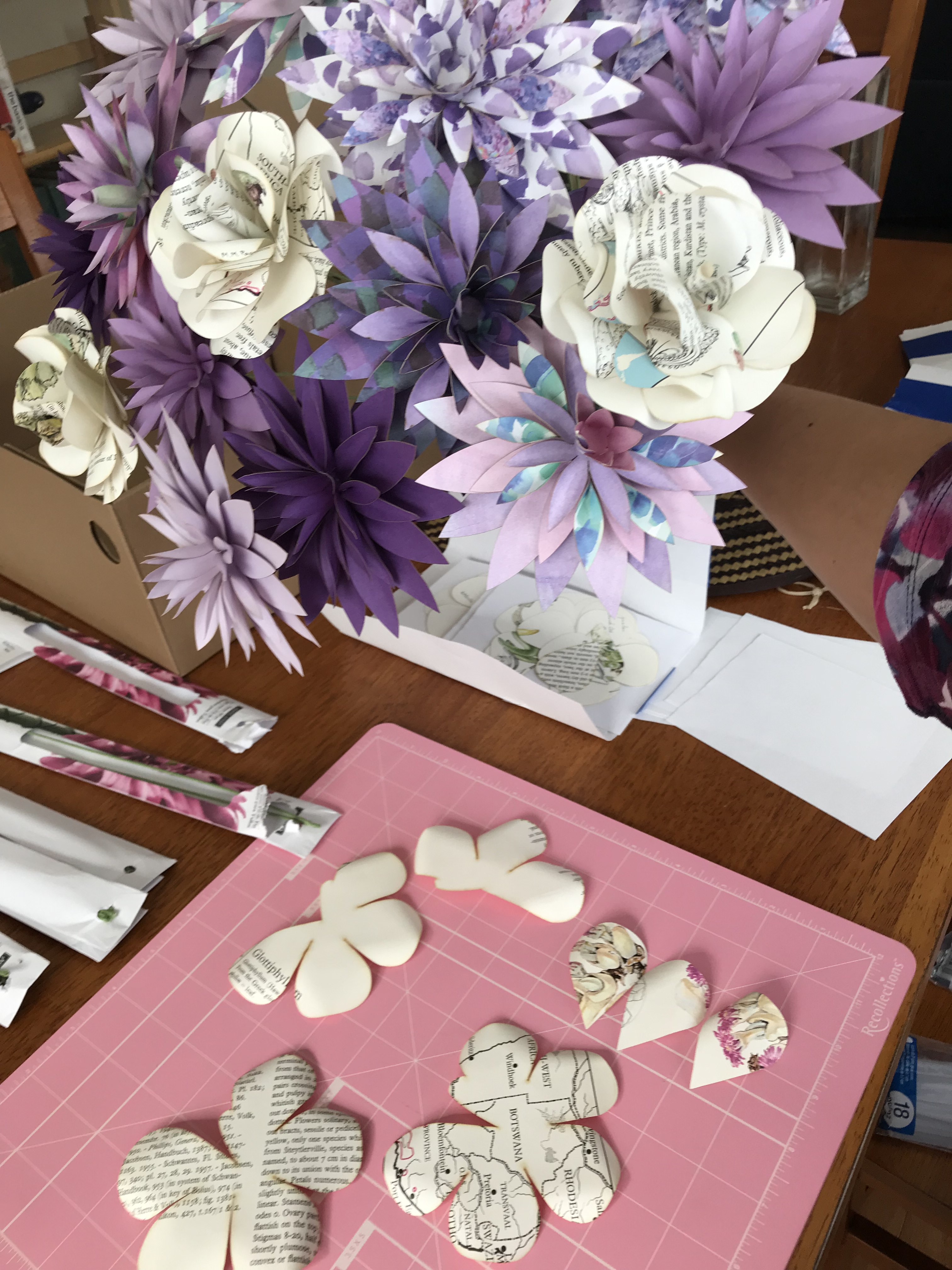 Paper Flower Making • Bixby Memorial Free Library