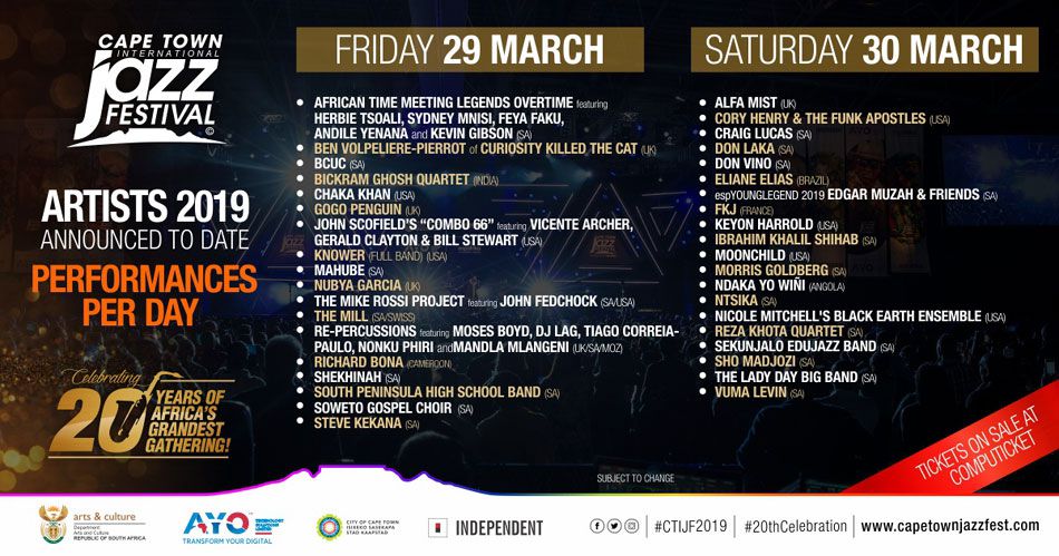 cape town jazz festival 2023 tickets price Cape Town International Jazz Festival adds 15 more eclectic artists to