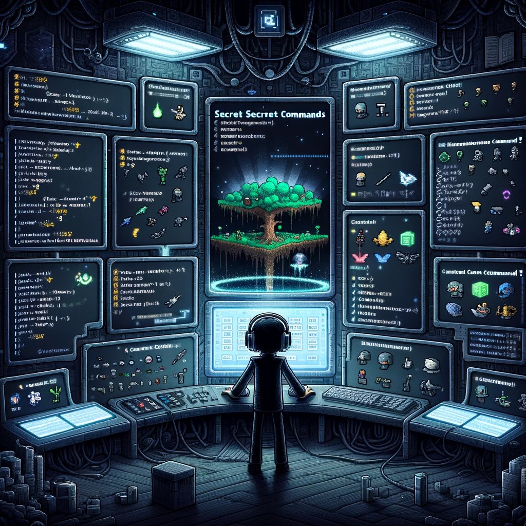 Terraria hidden commands Read for pleasure