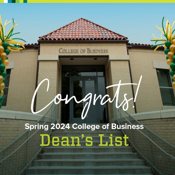 Spring of 2024 Dean's List