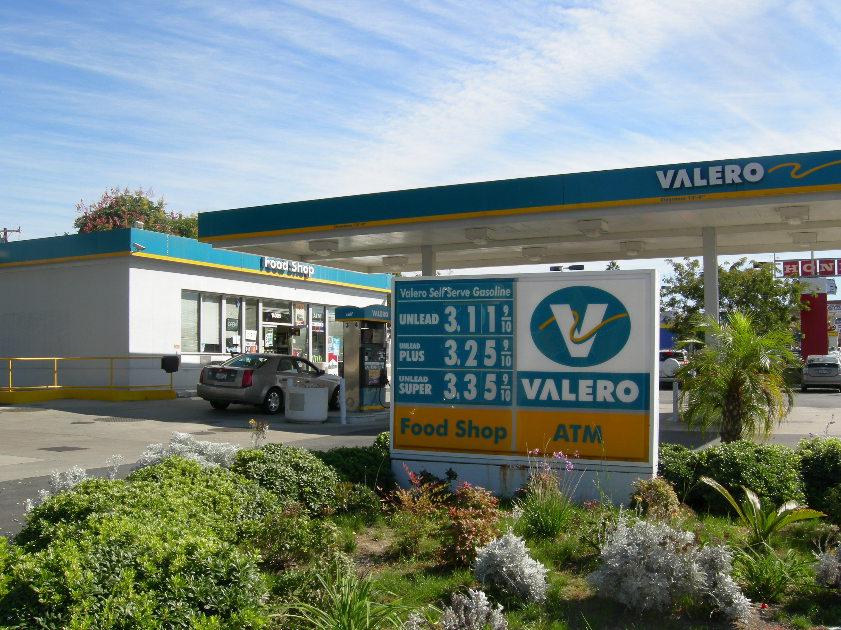 Valero Gas Station With Real Estate Whittier, CA BIZ