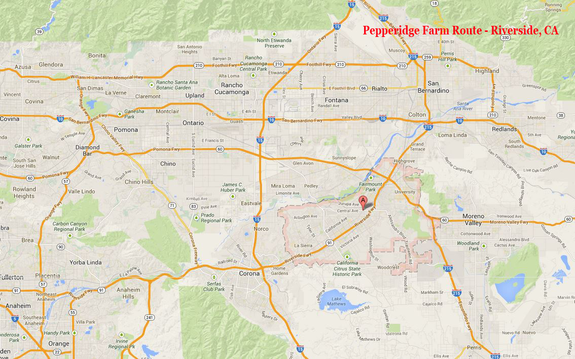 Pepperidge Farm Route Riverside For Sale! BIZ