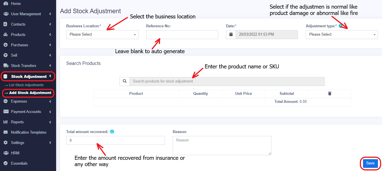 What is Stock Adjustment and how to use it? Bizwity