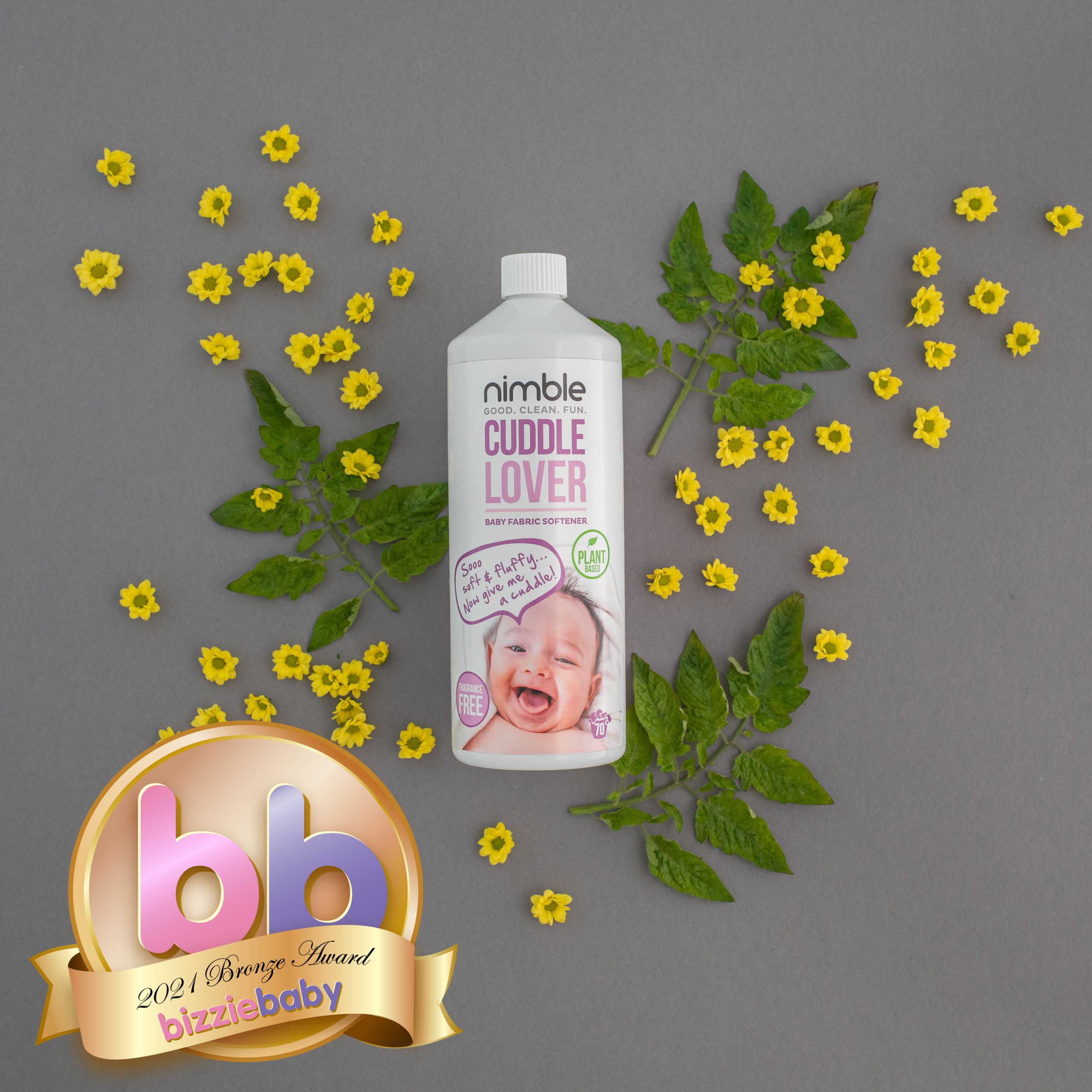 Nimble Cuddle Lover Baby Fabric Softener Bizziebaby