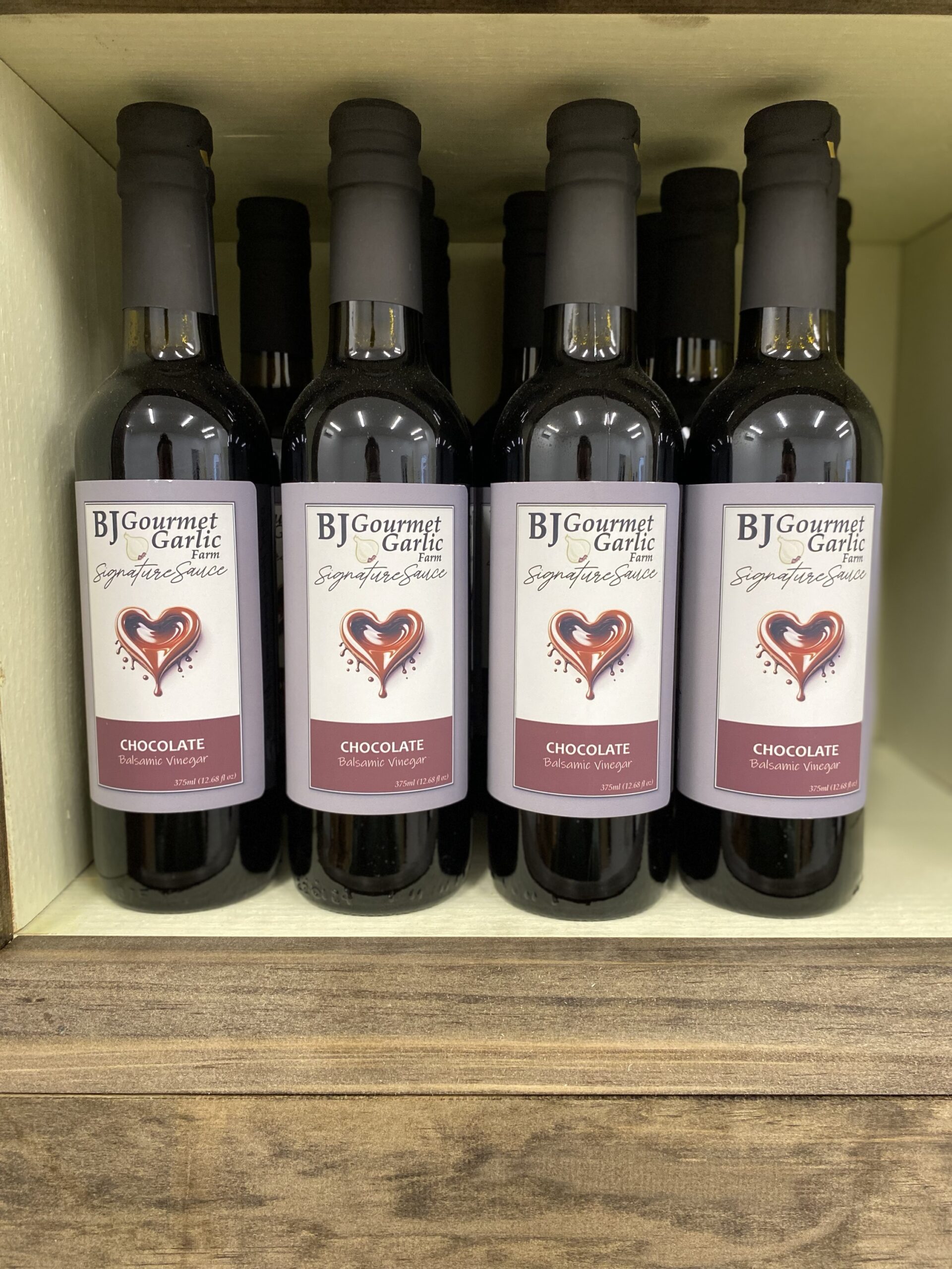 Chocolate Balsamic Vinegar BJ Gourmet Garlic Farm