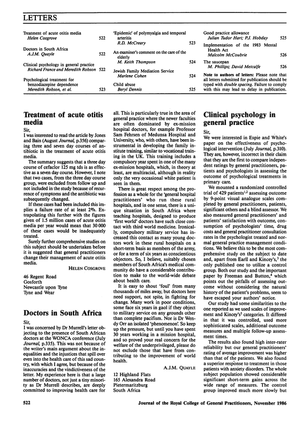 Treatment Of Acute Otitis Media British Journal Of General Practice