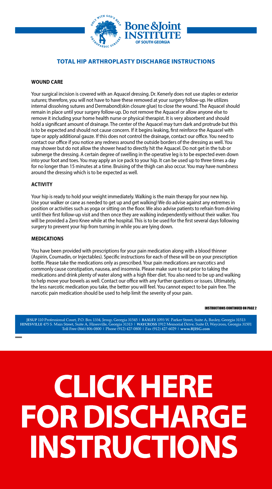 Total Hip Replacement BJISG