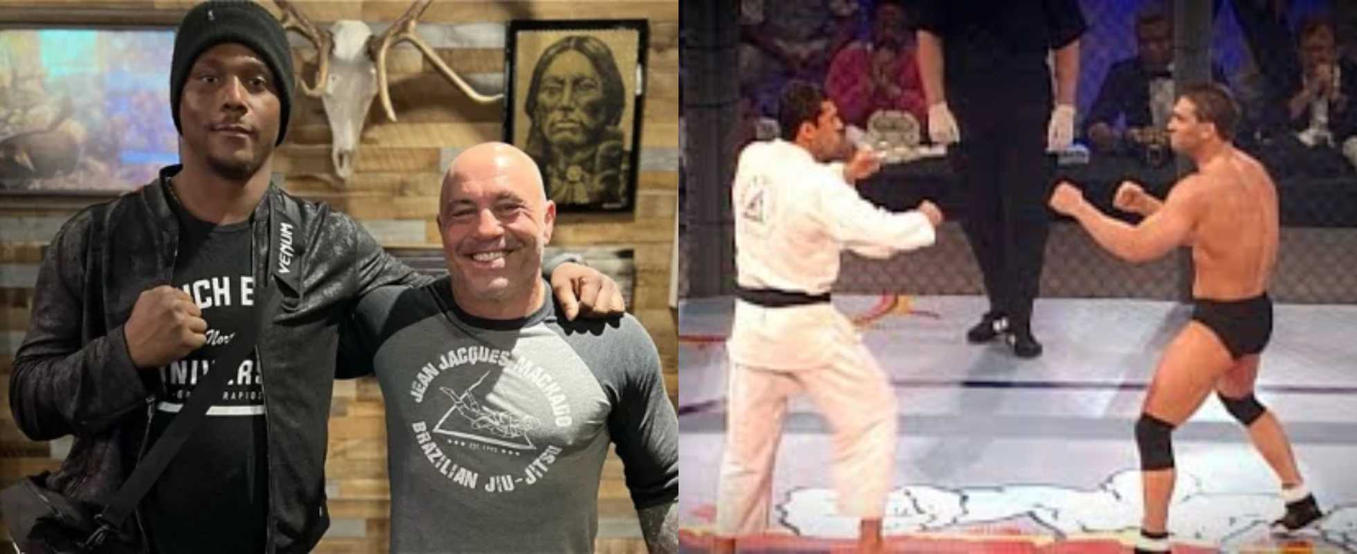 Joe Rogan and Jamahal Hill pay homage to the Gracie family If it wasn