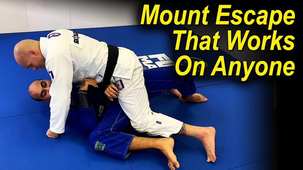 BJJ Mount Escape That Works Against Anyone (By Xande Ribeiro) BJJ