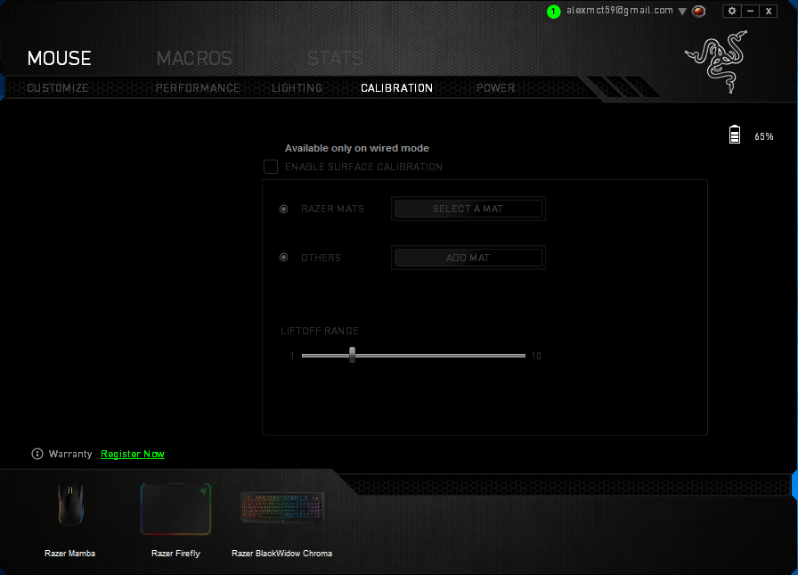 Razer Mamba, Wired & Wireless (Chroma) Mouse Review Page