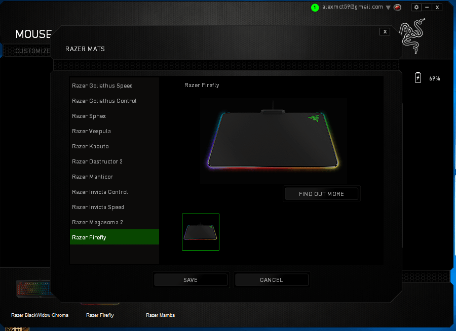 Razer Mamba, Wired & Wireless (Chroma) Mouse Review Page