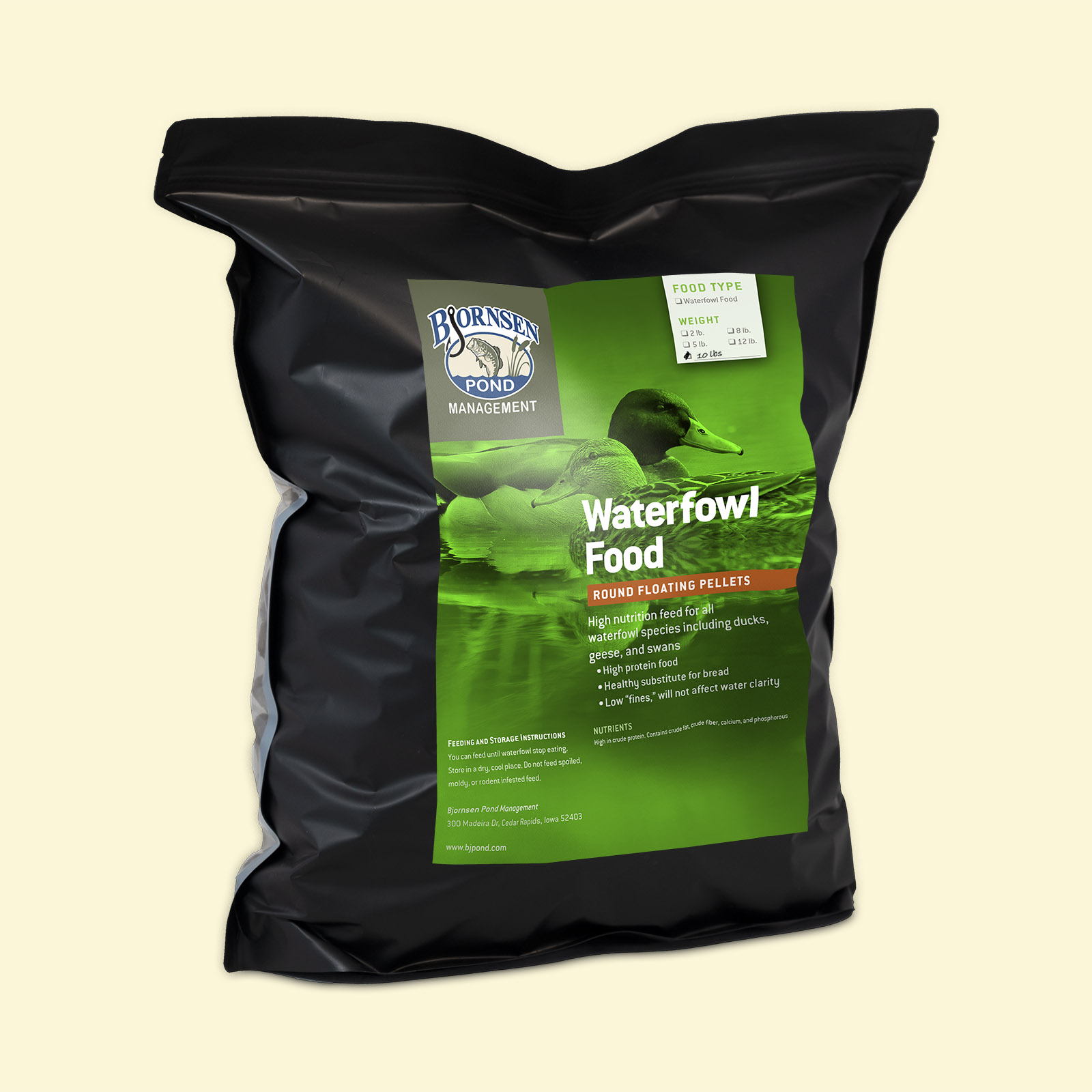 Waterfowl Food HighProtein, Perfect for Dabbling Feeders Bjornsen