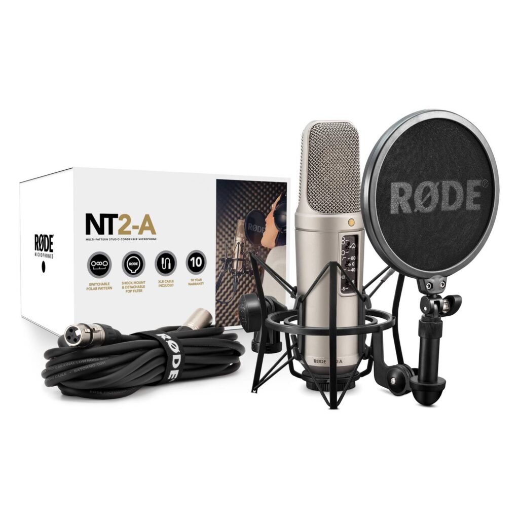 Rode NT2A Multipattern 1inch Dual Condenser Microphone BJs Sound