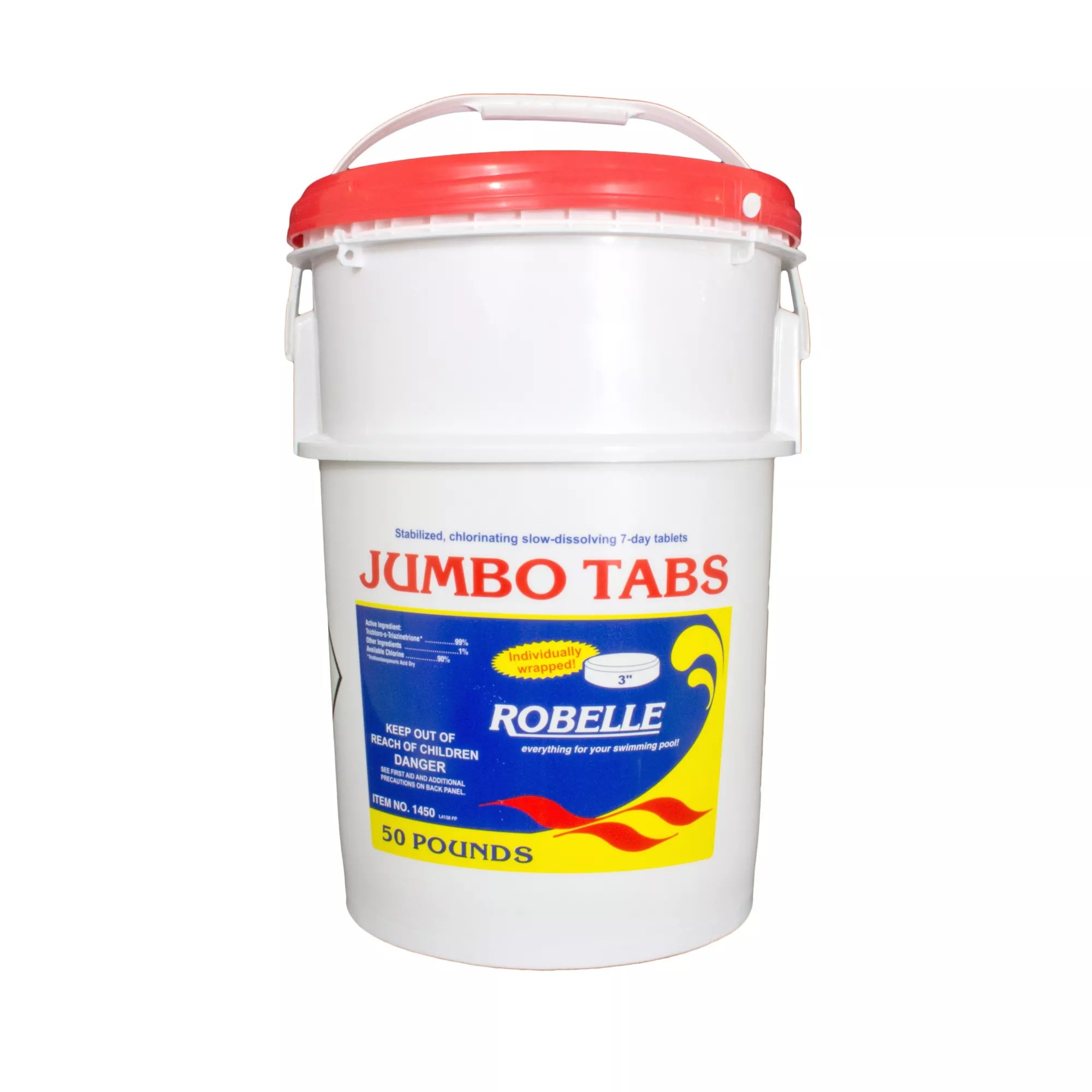 Robelle 3" Jumbo Chlorine Tabs, 50 lbs. BJ's Wholesale Club
