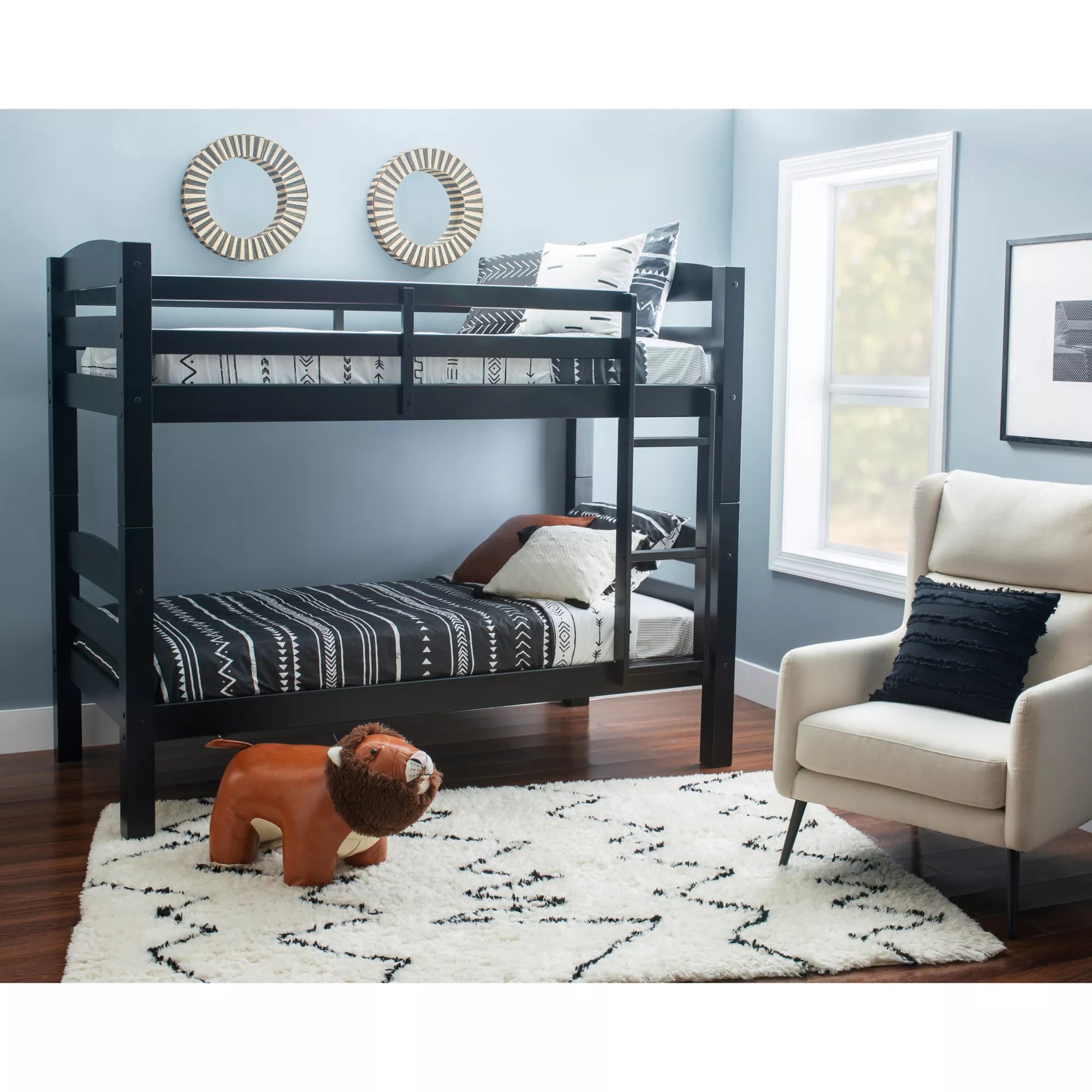 Powell Levi TwinSize Bunk Bed Black BJs Wholesale Club