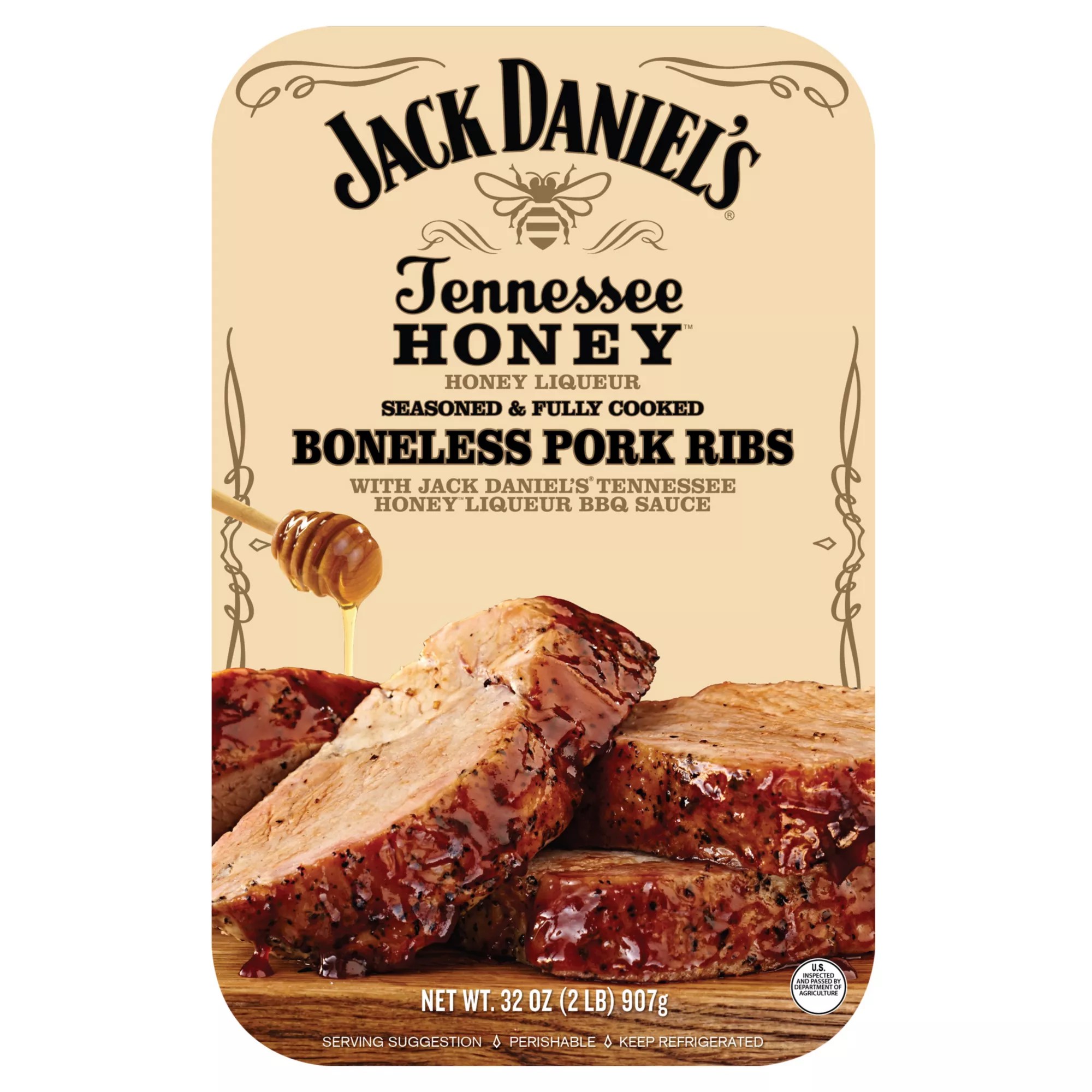 Jack Daniel's Tennessee Honey Seasoned and Fully Cooked Boneless Pork