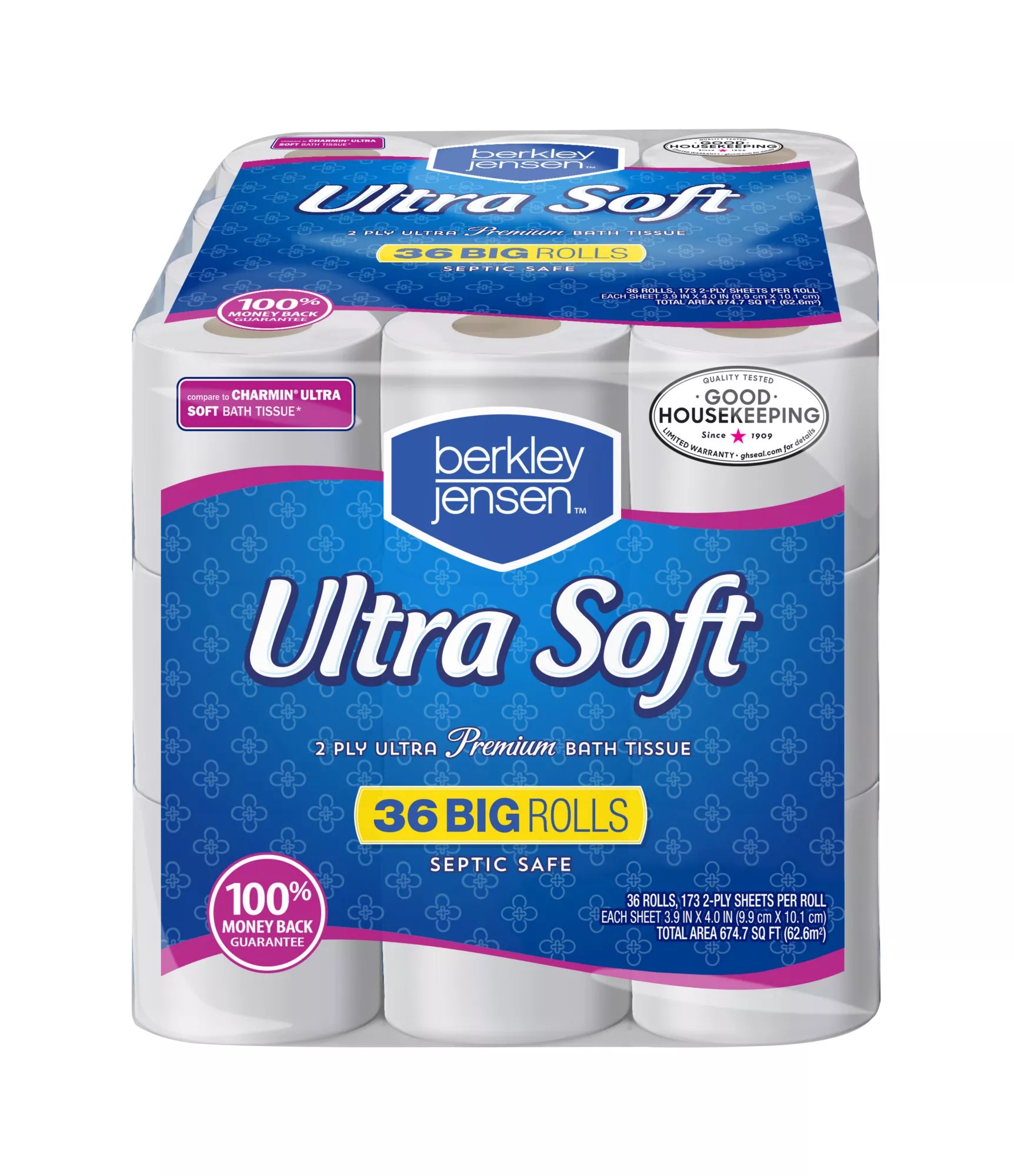 Berkley Jensen UltraSoft 2Ply Premium Bath Tissue, 173Sheets BJ's
