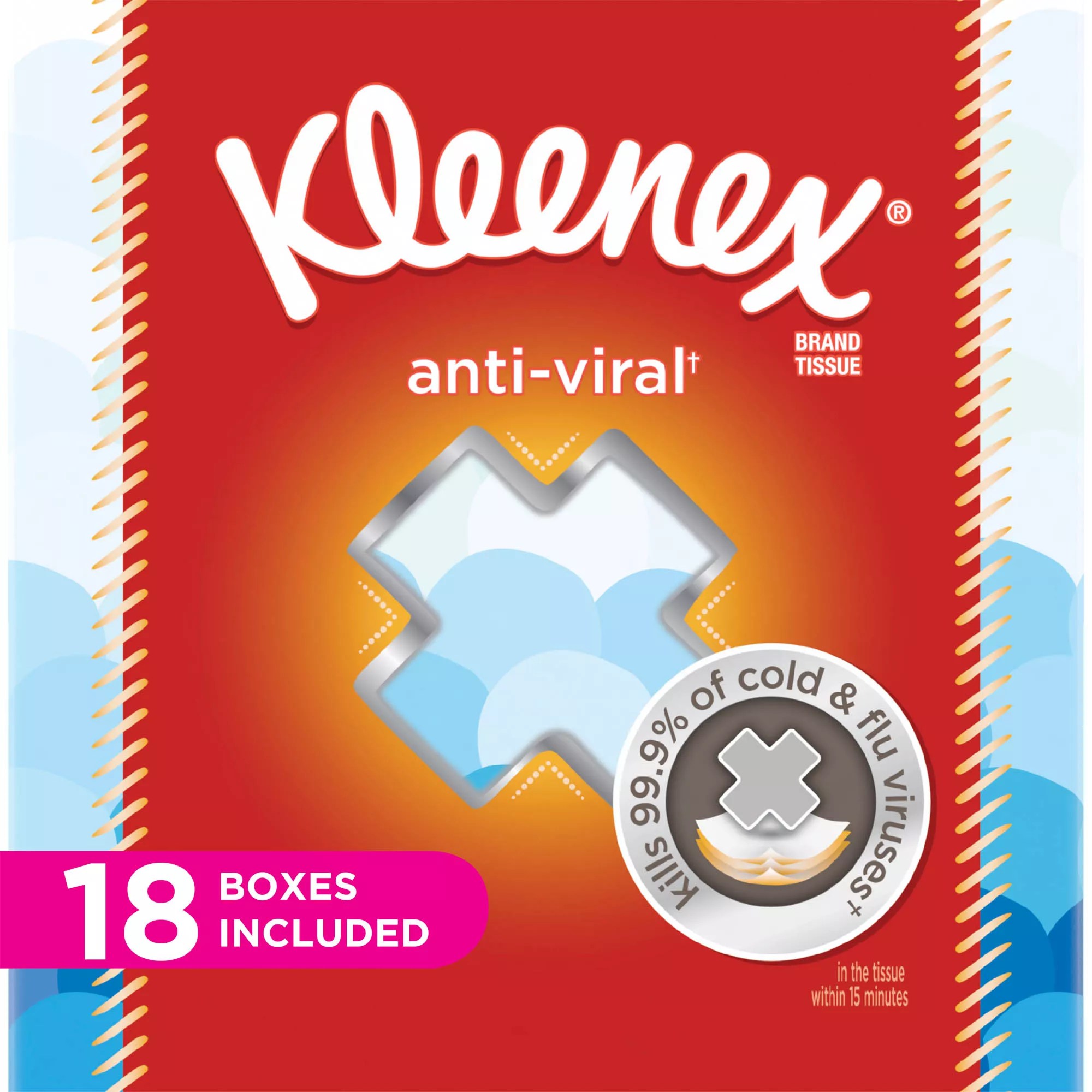 Kleenex AntiViral Facial Tissues, 1,224 sheets BJs Wholesale Club