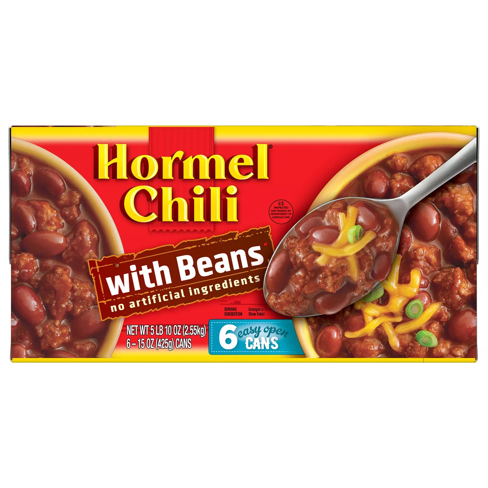 Hormel Chili with Beans, 6 pk./15 oz BJ's Wholesale Club