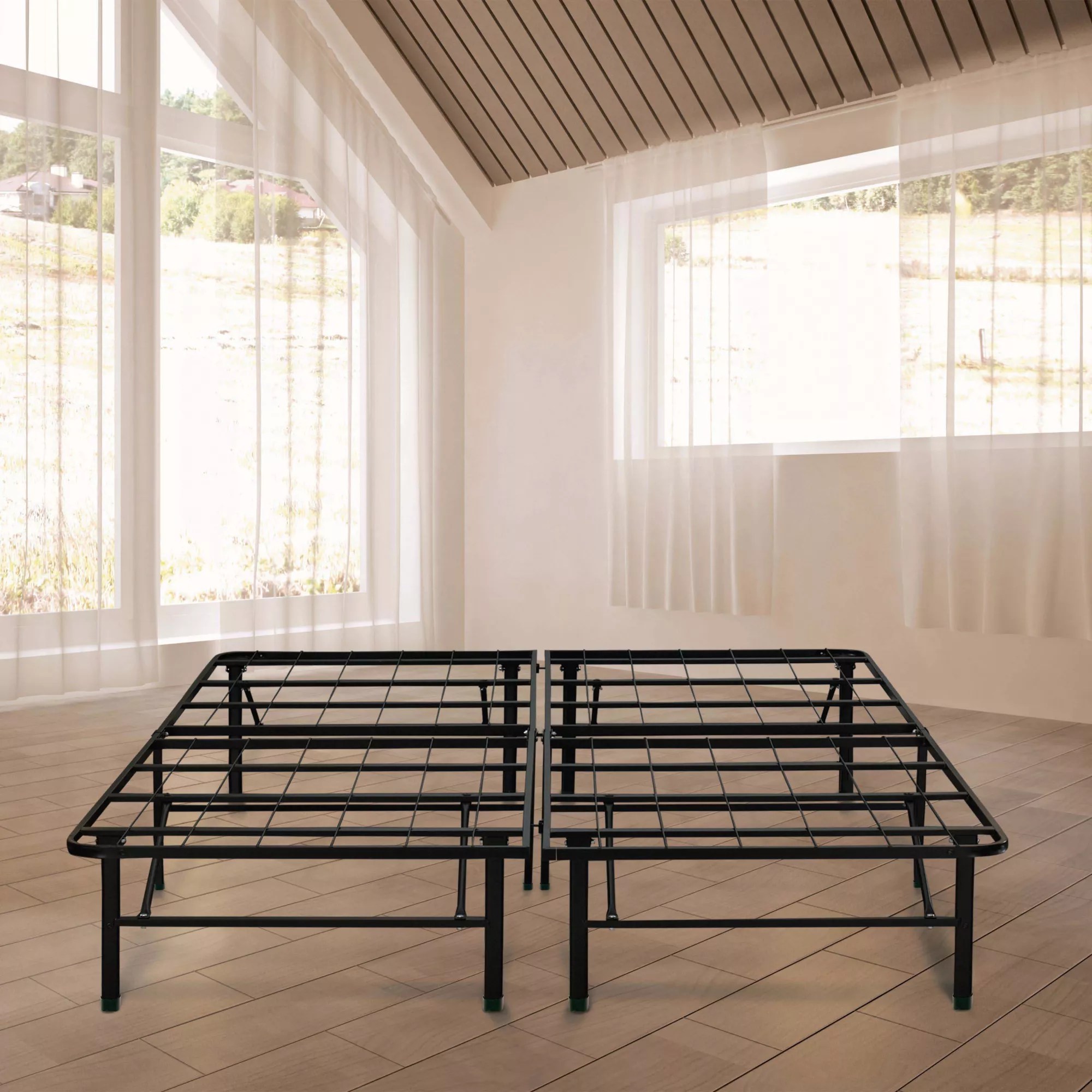 Contour Rest King 14" Metal Platform Bed Frame, Black BJ's Wholesale Club