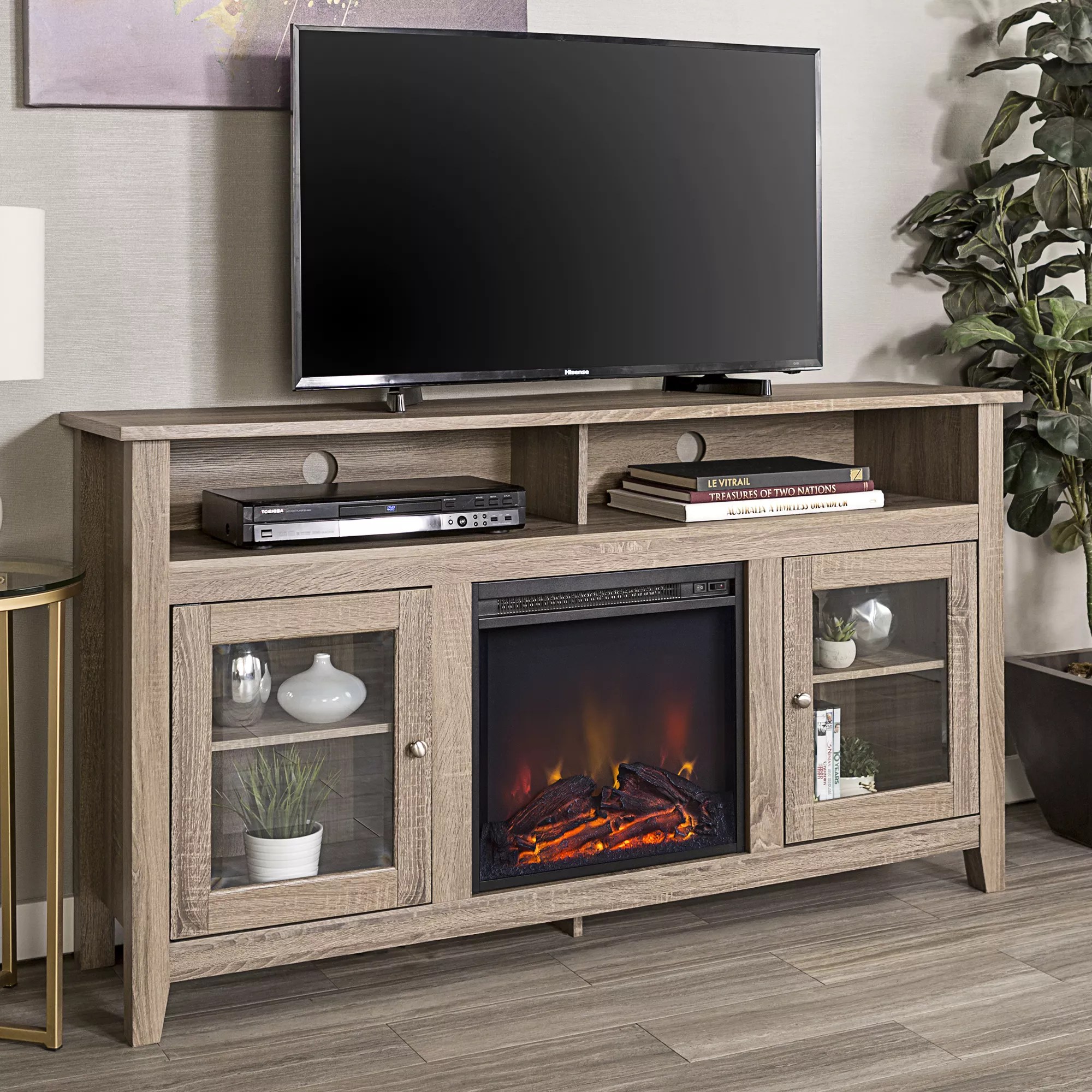 Fireplace Tv Stand 58 Inch lupon.gov.ph