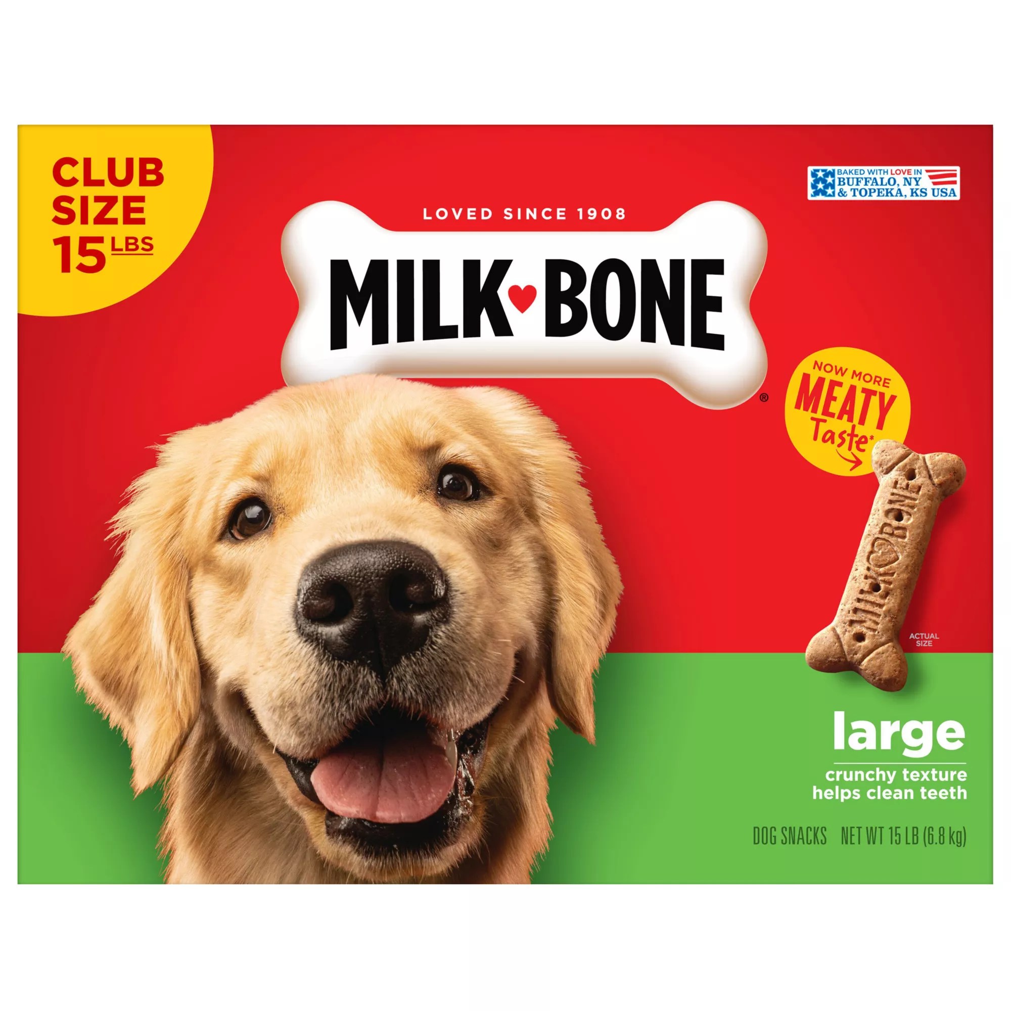 MILKBONE GrainFree Biscuits Dog Treats, 9lb Box