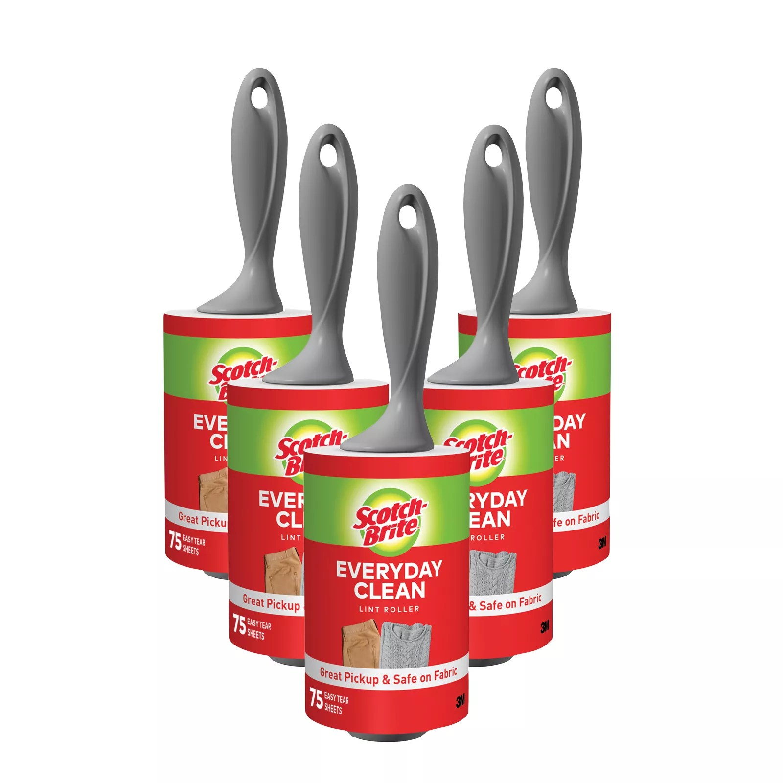 ScotchBrite Everyday Clean Lint Roller, 100 Count
