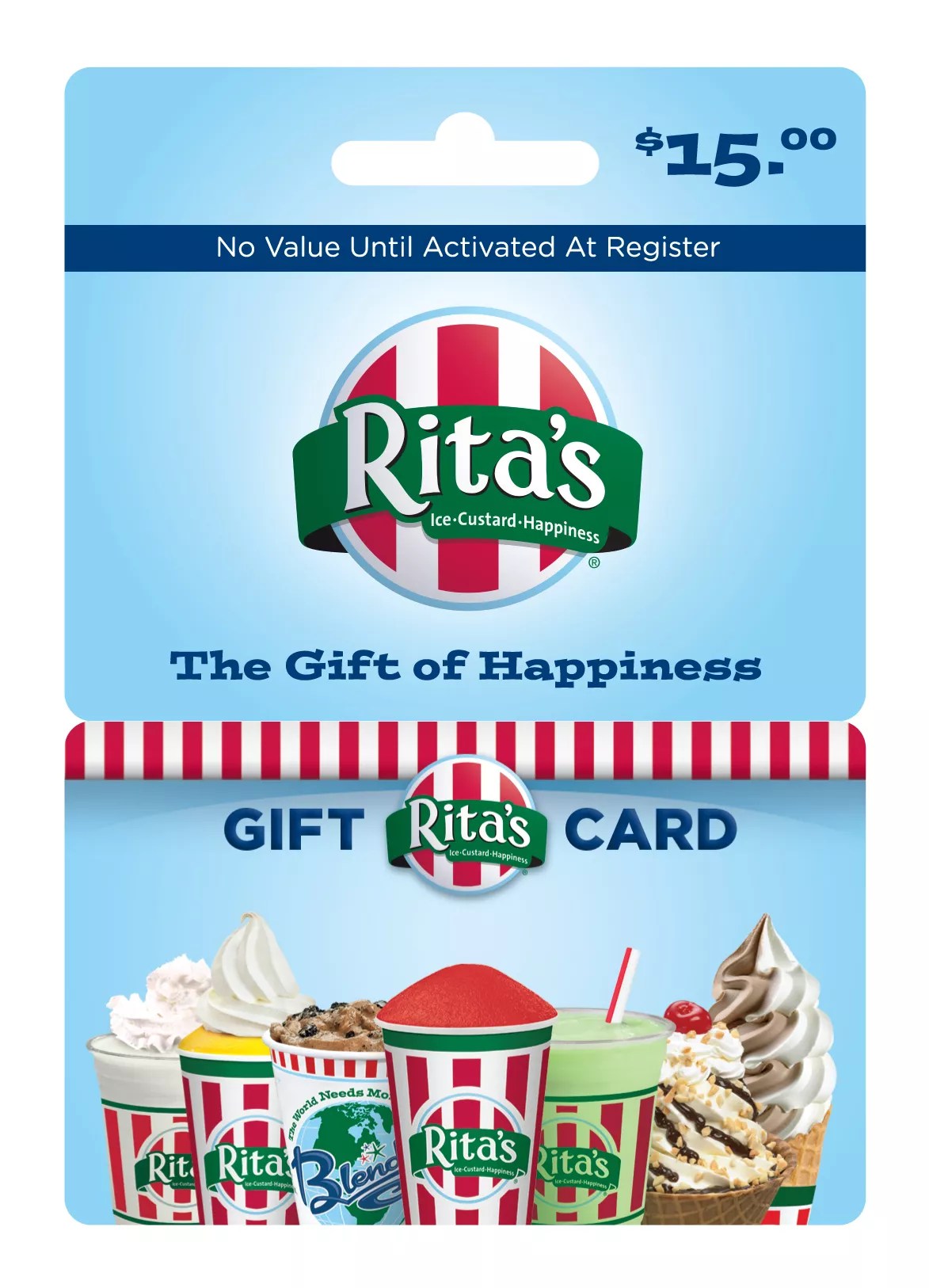 15 Rita's Italian Ice Gift Card BJ's Wholesale Club