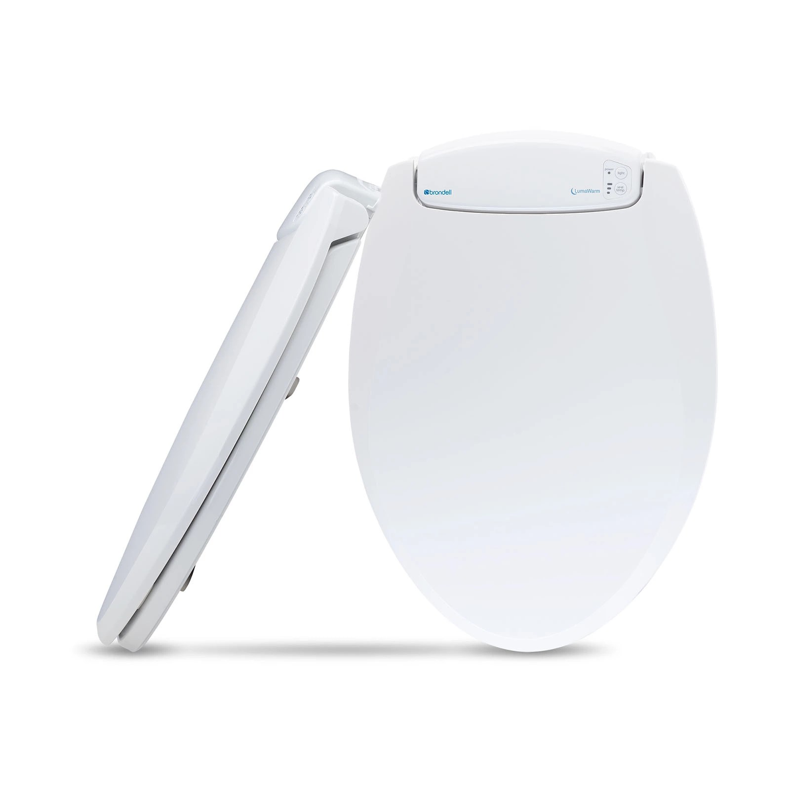 Brondell LumaWarm Heated Nightlight Elongated Toilet Seat White BJs