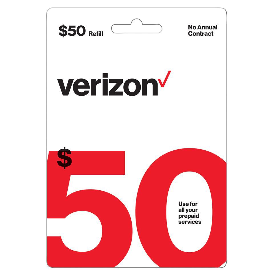 50 Verizon Gift Card BJs Wholesale Club