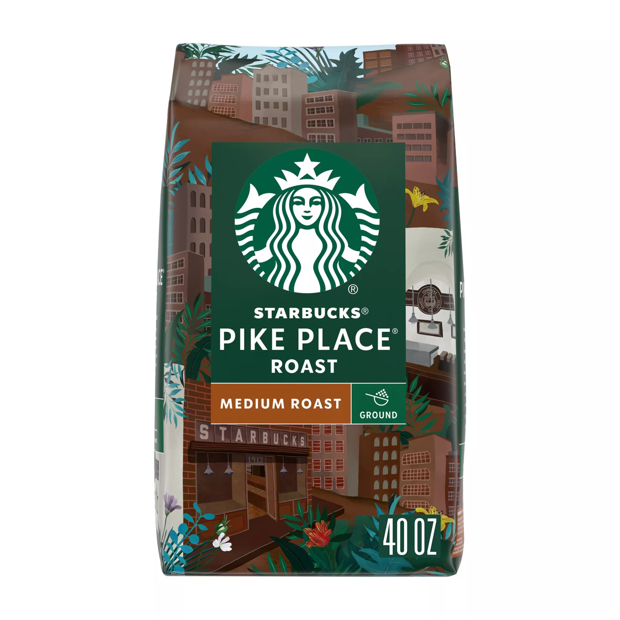 Starbucks Pike Place Medium Roast Ground Coffee BJ's Wholesale Club