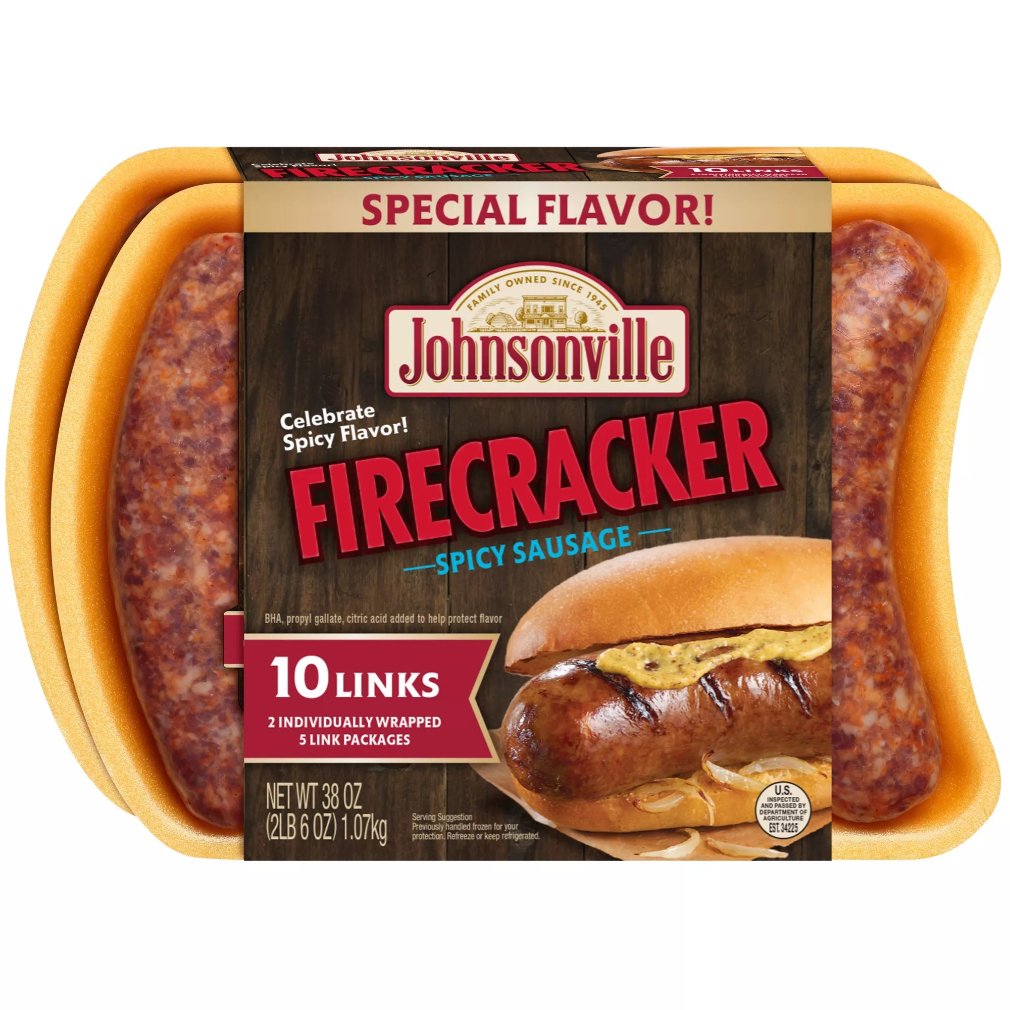 Johnsonville Firecracker Spicy Sausage, 10 ct. BJ's Wholesale Club