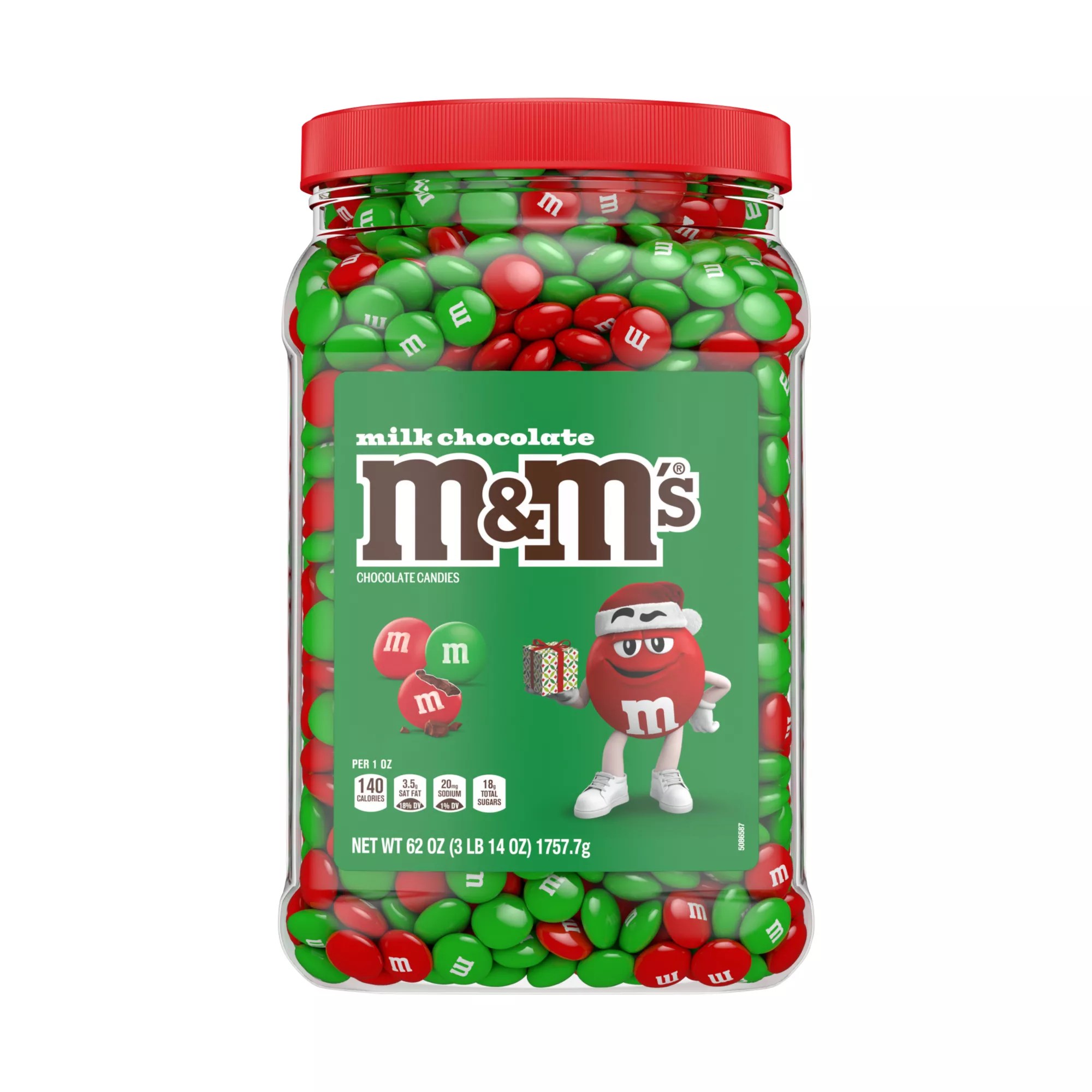 M&M'S Holiday Milk Chocolate Christmas Candy, 62 oz. BJs Wholesale Club