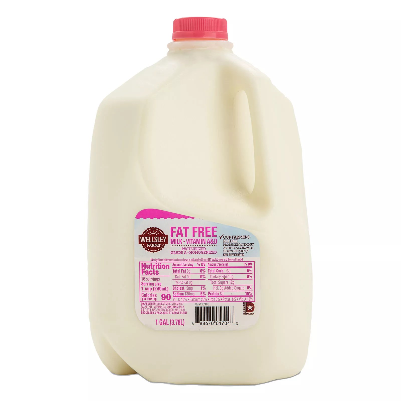 Wellsley Farms Skim Milk, 1 gal BJs Wholesale Club