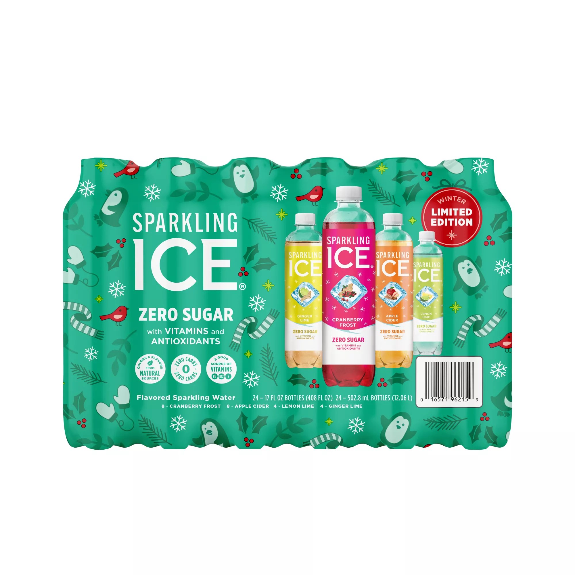 Sparkling Ice Holiday 2021 Variety Pack, 17 oz./24 pk. BJs Wholesale Club