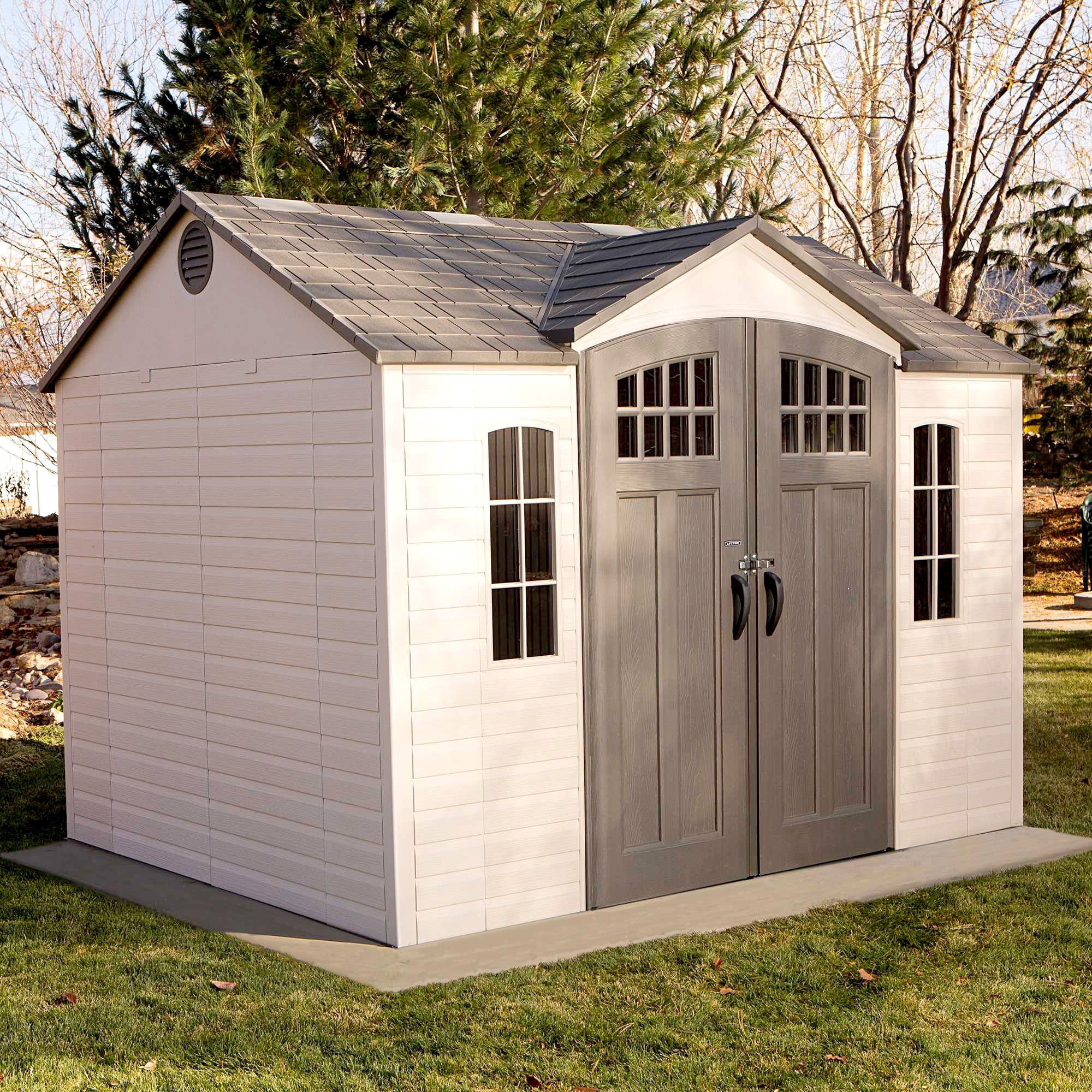 Lifetime 10' x 8' Side Entry Deluxe Shed BJ's Wholesale Club