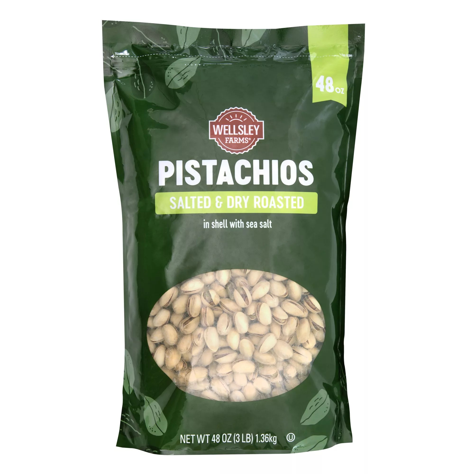 Wellsley Farms Roasted and Salted Pistachios BJ's Wholesale Club