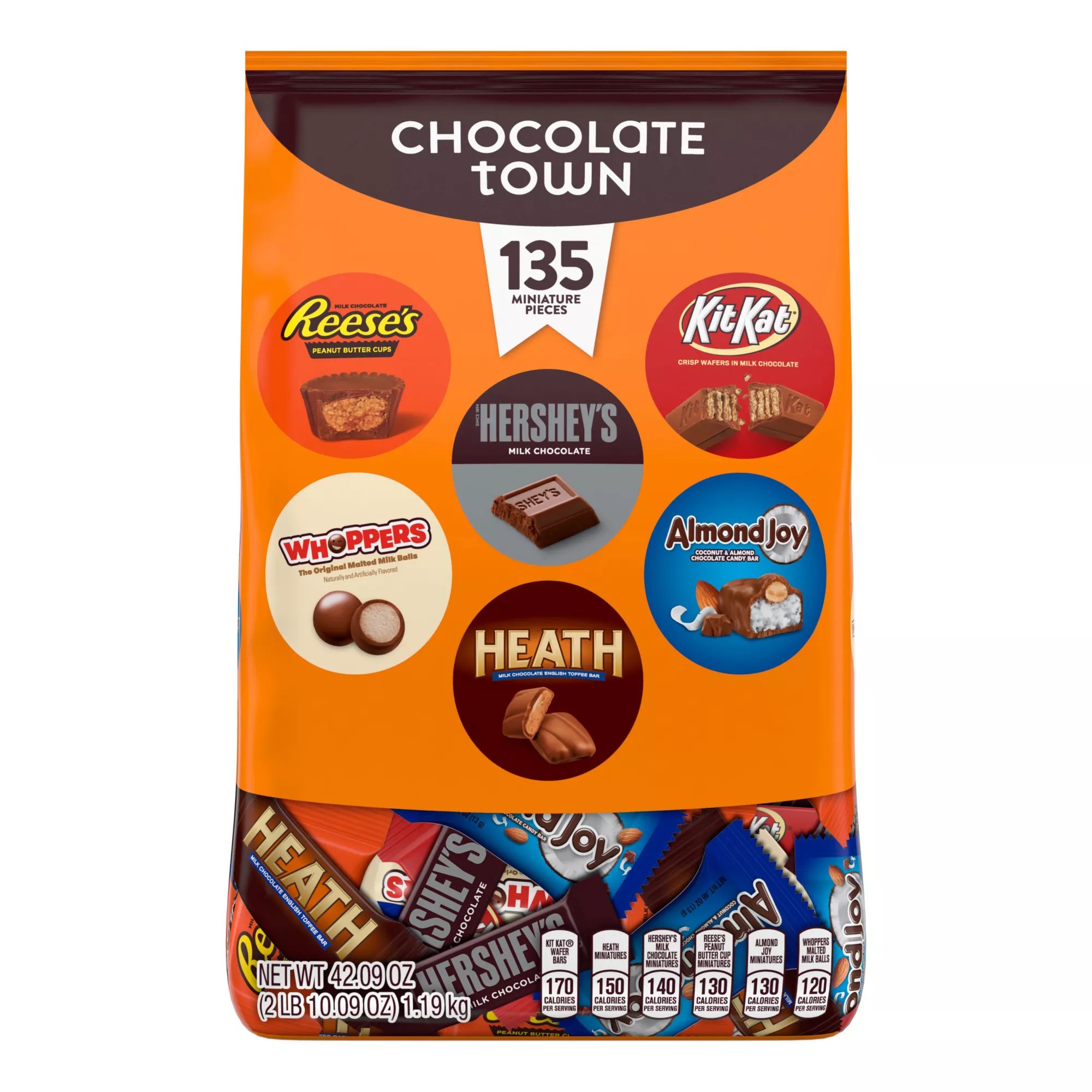 Hershey's Chocolate Town Variety Pack, 135 ct BJs WholeSale Club