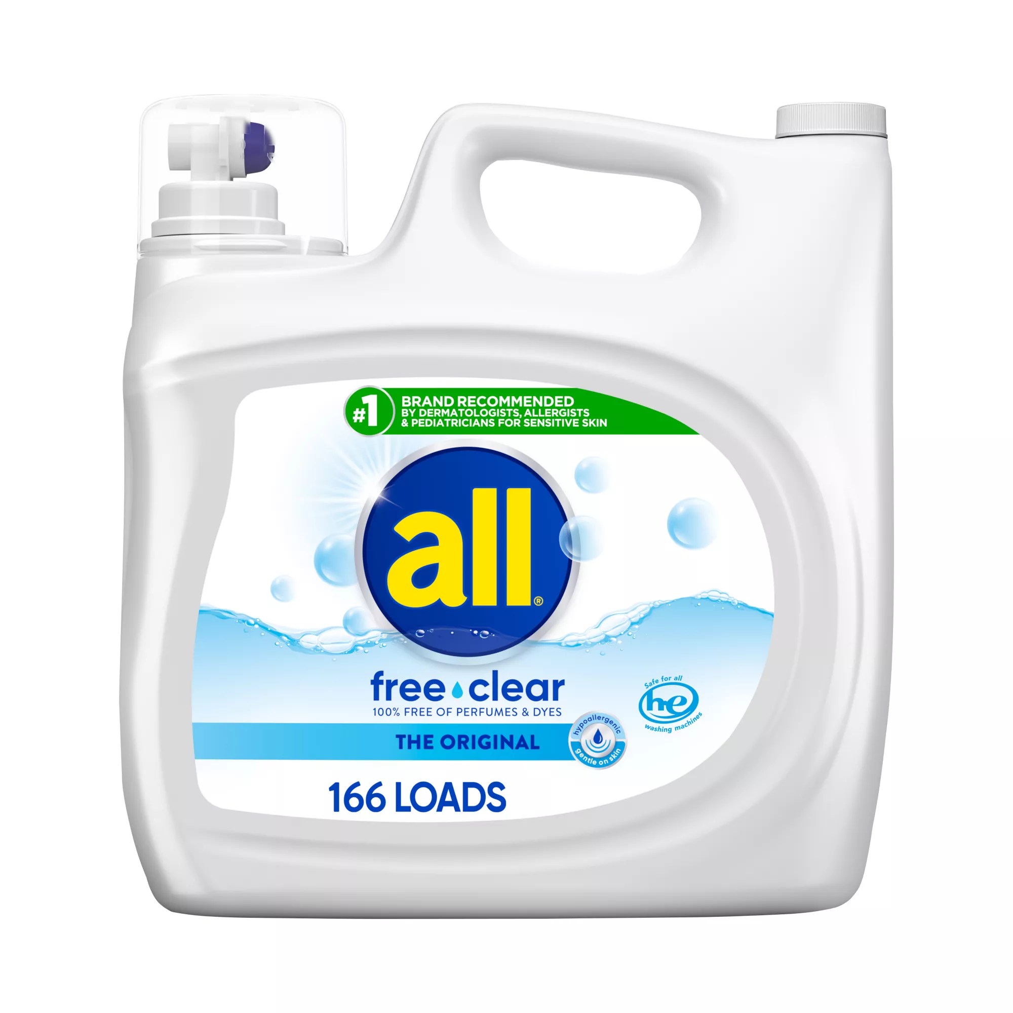 All Free Clear Liquid Laundry for Sensitive Skin BJs Wholesale Club