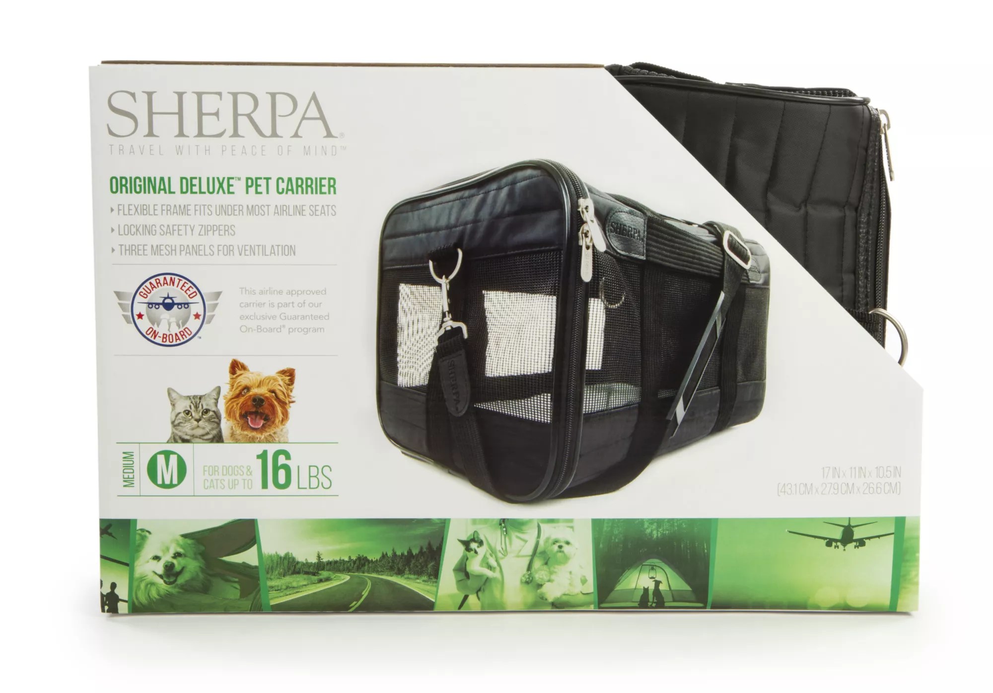 Sherpa Original Medium Deluxe Pet Carrier Black atelieryuwa.ciao.jp
