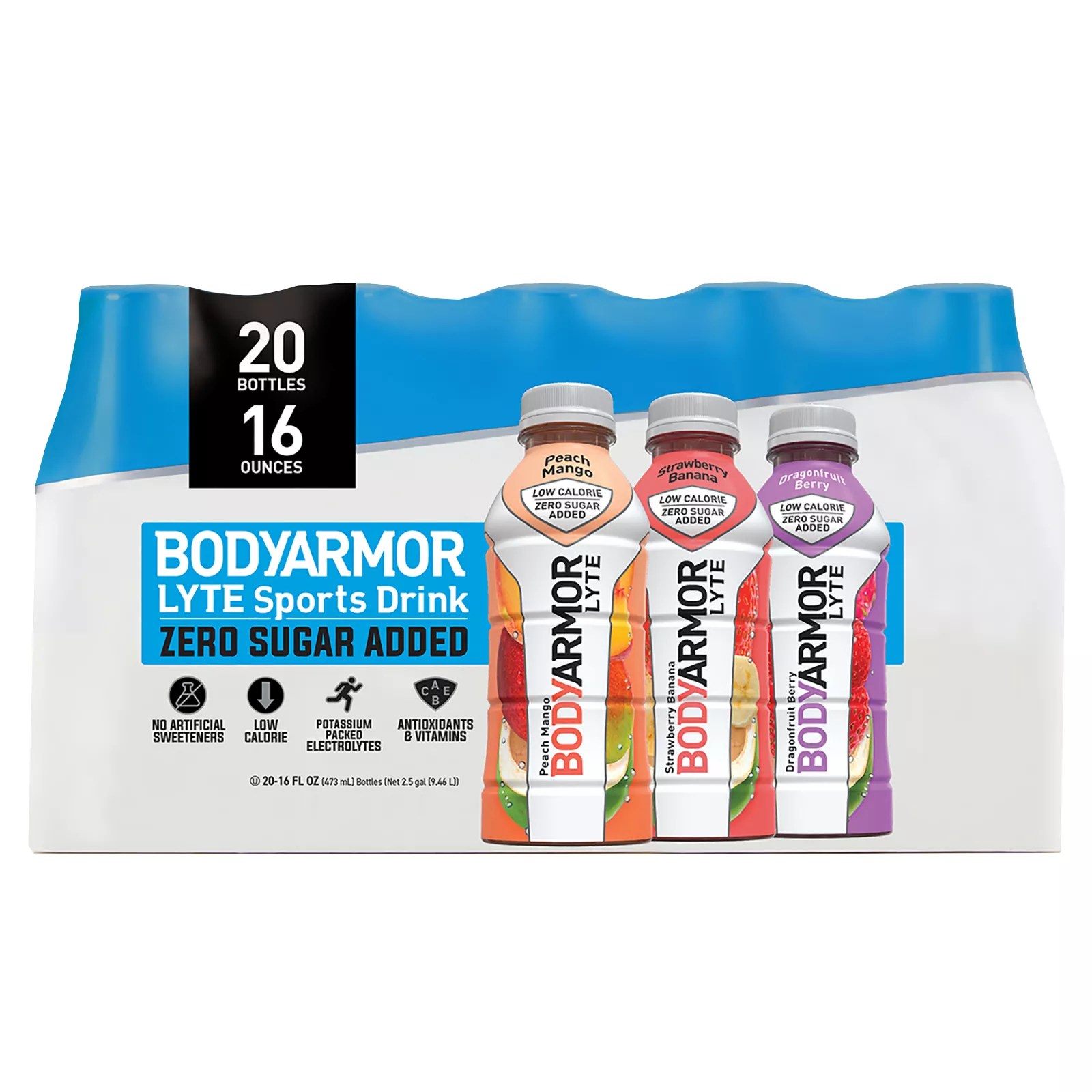 BODYARMOR LYTE Sports Drink Variety Pack, 20 pk./16 oz. BJ's Wholesale Club